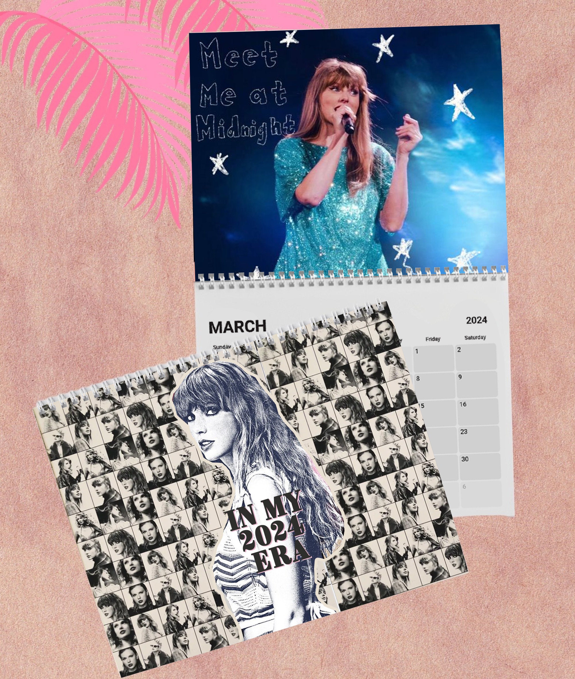 In My 2024 Era Wall Calendar, Taylor 2024 Calendar, Wall Decor, New
