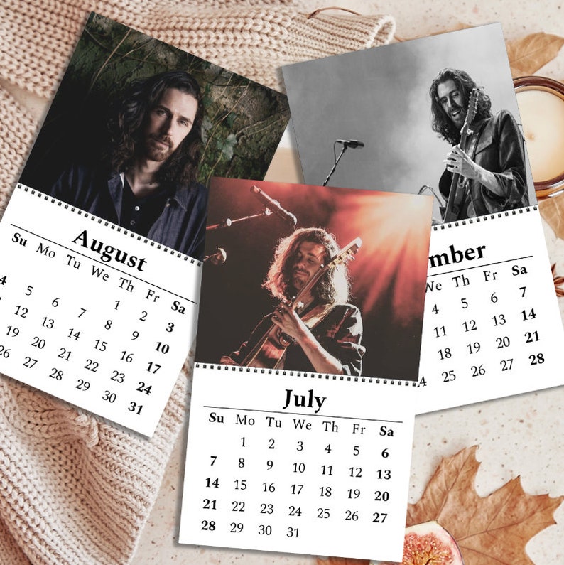 Hozier Calendar 2024 Calendar Wall Calendar 2024 Planner Etsy