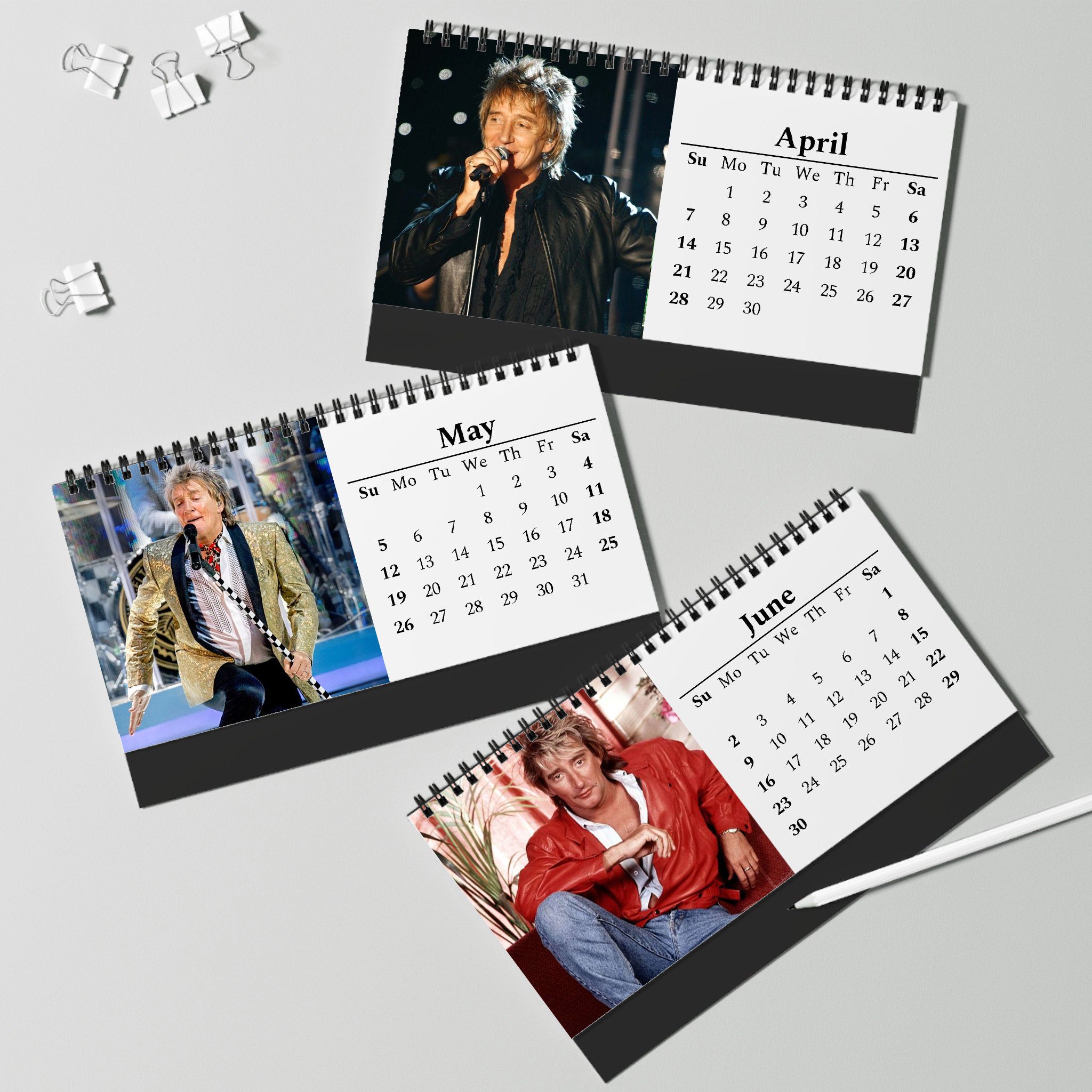 Rod Stewart Calendar 2024, Rod Stewart 2024 Celebrity Wall Calendar
