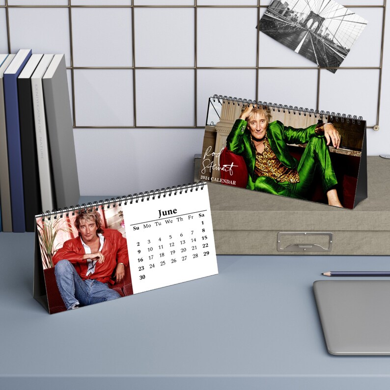 Rod Stewart Calendar 2024 Rod Stewart 2024 Celebrity Wall Etsy Ireland