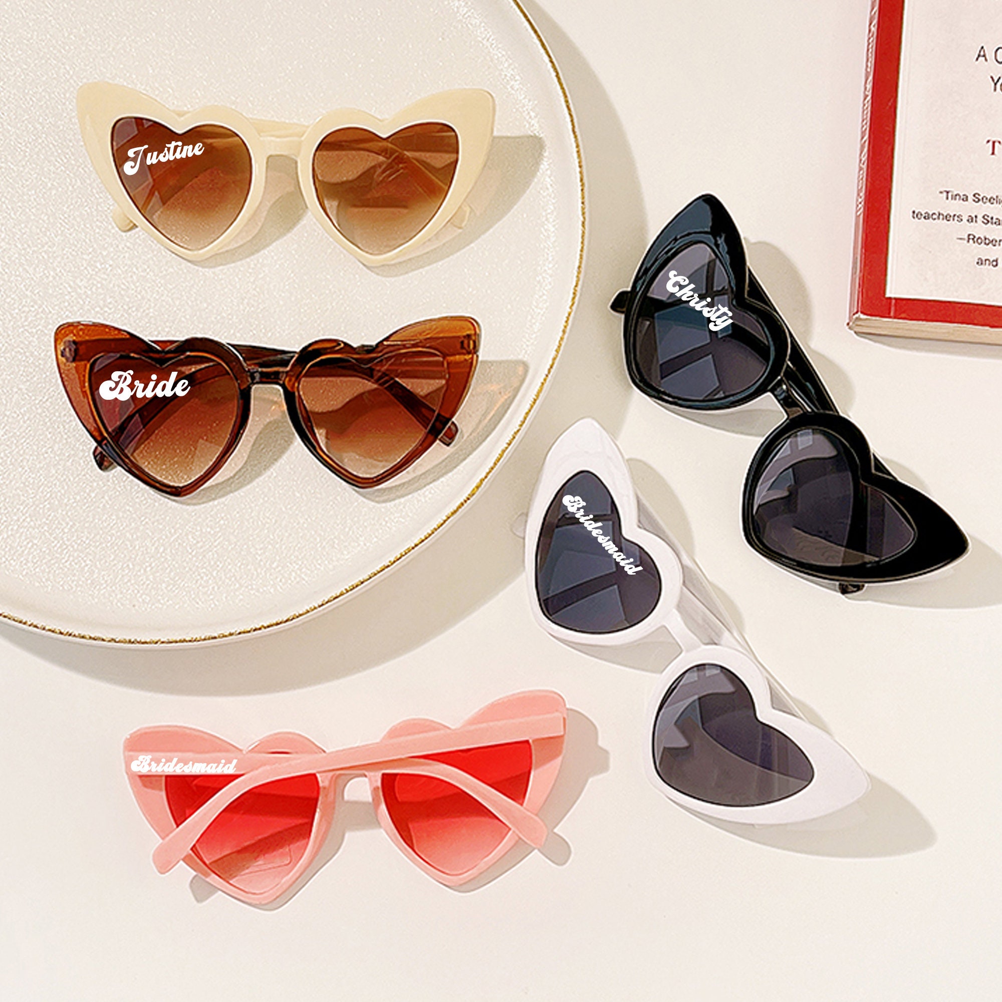 Cat eyesHeart-Shaped Sunglasses, Multiple frame colors avaible.