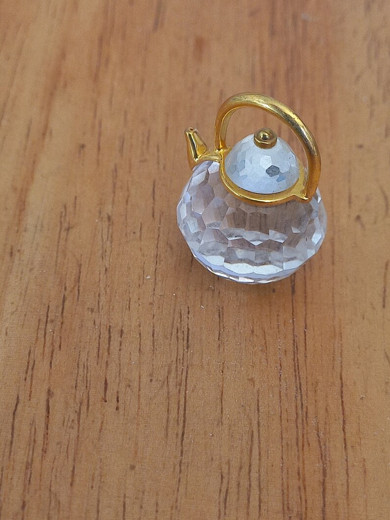 Miniature Swarovski Crystal Teapot Etsy