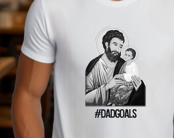 Saint Joseph Shirt, St Joseph Catholic, Pray Shirt, All Saints Day, Unisex Shirt, dad-dad shirt, Dad Shirt, Manly gift, saints day, Gifted,