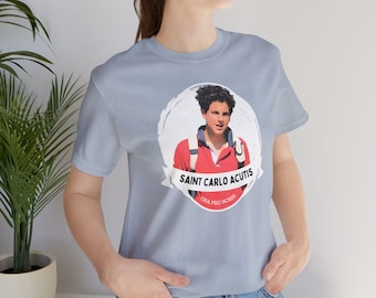 Camisa Carlo Acutis: Camiseta unisex Ora Pro Nobis