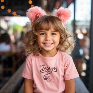 Girl Pink Shirt Mockup, Pink T Shirt Mockup, Girl T Shirt Mockup, Girl Costume Mockup, TShirt Mockup, Kid&#39;s T Shirt Mockup, Halloween Mockup