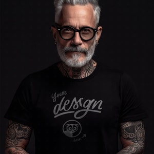 Cool Man T Shirt Mockup, Cooles Opa Mockup, Opas T-Shirt, Opa Mockup, Vatertag T Shirt Mockup, Reifer Mann Mockup, Papa Mockup