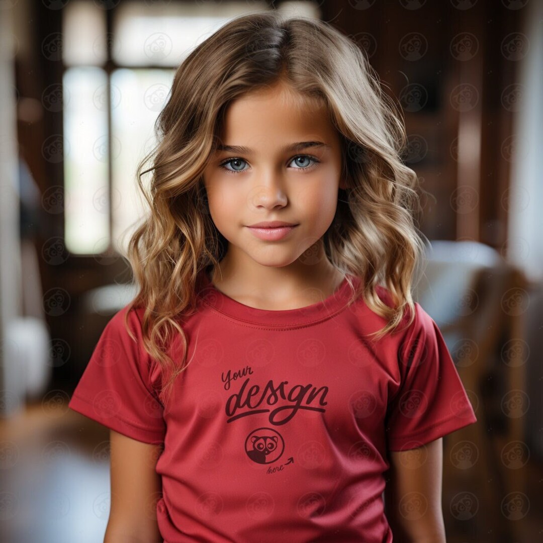 T-shirt Bébé Fille Rouge 'HAVIN' A BLAST' - Taille 24 Mois - 100% Coton - Occasion Très Bon état