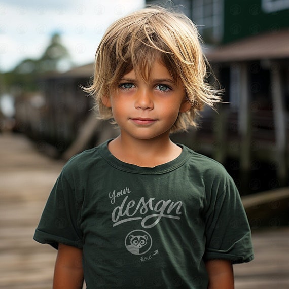 Camisa verde militar niño new arrivals