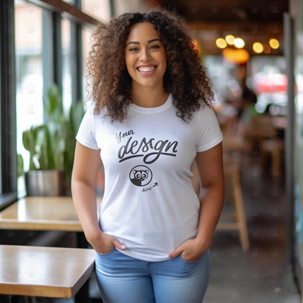 white cool t shirt