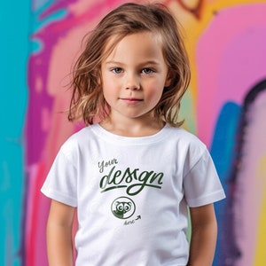 Kid&#39;s White T Shirt Mockup, Kid&#39;s White Shirt Mockup, White Shirt Mockup, Bella Canvas Mockup, Children Mockups, Unisex T Shirt Mockup