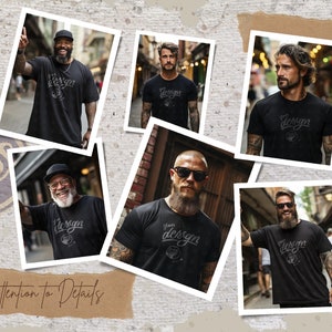 Street Vibe Men Mockup Bundle, Black T-Shirt Male Mockups Bundle, Tattooed Man Mockup, Manly Mockup Bundle, Hipster Mockup, Alternative Men