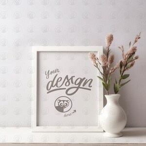 Boho Frame Mockup, Mock Up Wall Art, Styled Frame Mock up, Instant Download Mockup, Art Frame Mockup, Interior Design Mockup