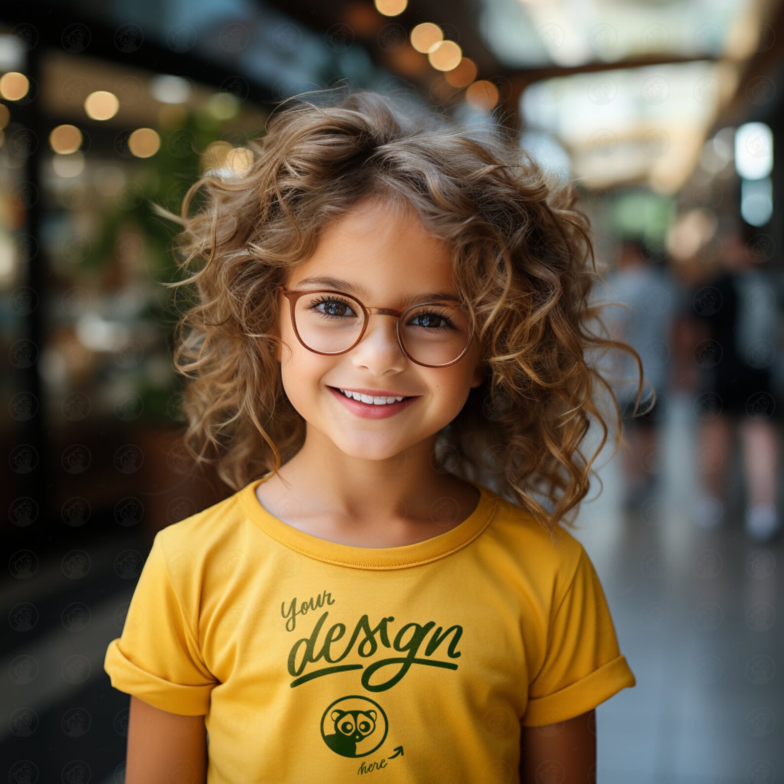 Yellow T Shirt Girl Mockup Tee Shirt Mockup T Shirt Mock Up Etsy