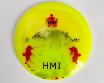 Custom Dyed Shryke Champion He Must Increase (Used) I Must Decrease Fractal | Dyed discs | Disc golf gift | Frisbee Golf Decor | Flying Toys