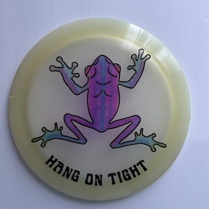 Custom Dyed Trespass Lucid Glow Disc Golf Tree Frog | Dyed discs | Disc golf gift | Frisbee Golf Decor | Flying Toys