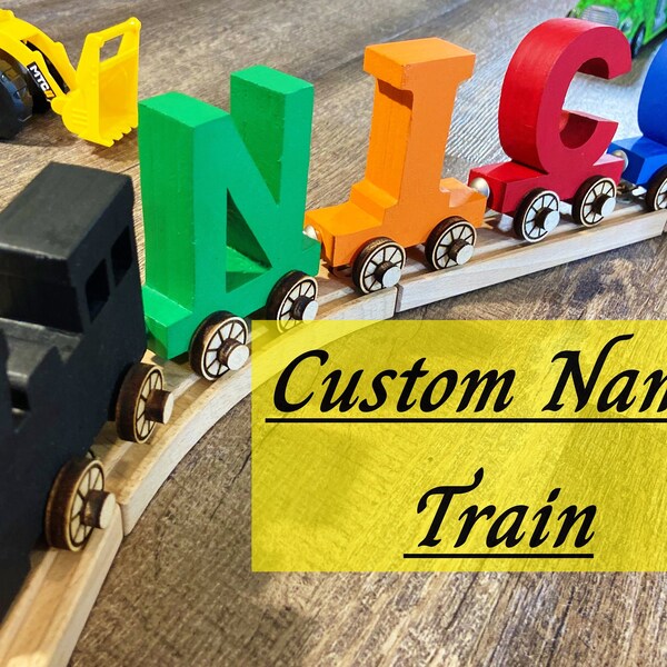 Name Train Etsy