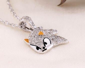 Unisex Sonic Necklace | Hip Hop Kawaii Pendant | Iced Out Sonic Charm