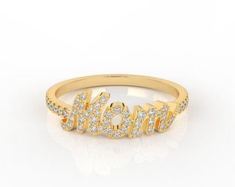 Diamond Mother Ring | Mother’s Day Gift for Mom