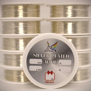 Verzilverde koperdraad, massief koper, 24ga 26ga 29 ga 32 gauge zachte artistieke draad, echte koperdraad voor het maken van sieraden, puur koperdraad