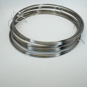 Edelstahl-Hartdraht, 24 ga 26 ga 29ga 32 Gauge hohe Qualität nicht anlaufend nicht rostend künstlerischer Draht für die Herstellung von Schmuck, metallgrauen Draht