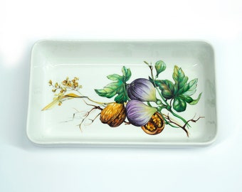 Villeroy & Boch Septfontaines - Fig and Walnut Dish 17.5 x 10 x 3.2cm