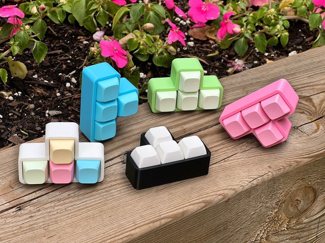 JIHENGS 1 4 5 9 Keys Mechanical Keyboard Axis Tester Fidget Button Keycap Fidget Keychain Keyboard Keychain Toy Finger Keyboard Caps Toy I5053778010