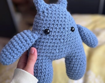 Patrón de crochet del monstruo de las preocupaciones