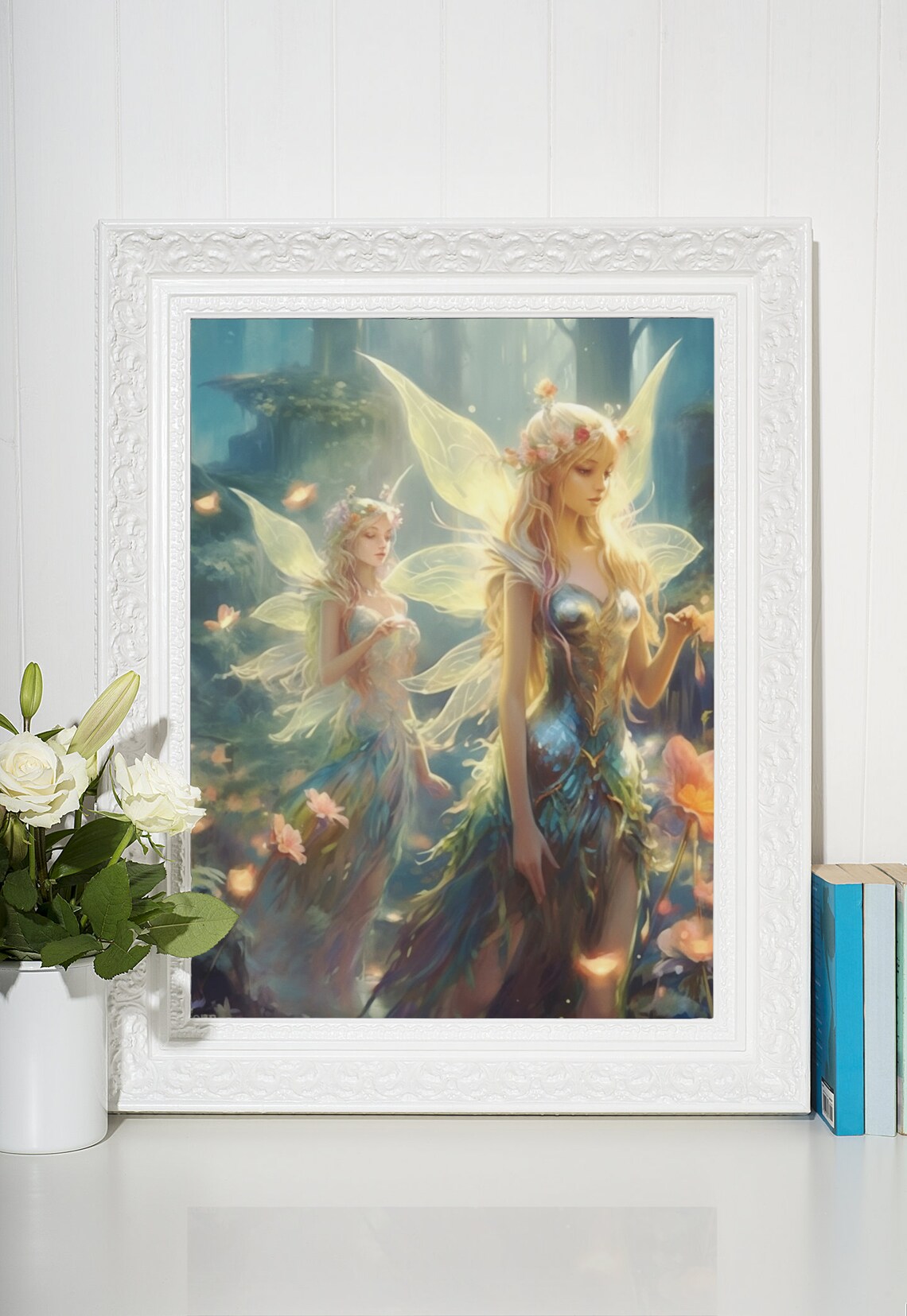 6 Magical Fantasy Fairies Png Digital Art Print Instant Download Fairy ...