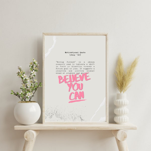 Motivation Wall Art, Minimalist, You Got This, London Print, Living Room Wall Decor, Gift for Her, Gift for Him, Gift for Friends