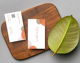 Printable Business Card Template, Editable Business Card, Canva Business Card, Double Sided Business Card, Modern Business Card