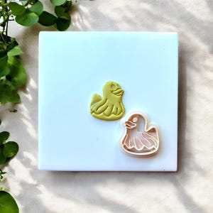 Ghost Duck Floatie Polymer Clay Cutter | Summerween Earring Tool | Pool Vibes Jewelry Mold