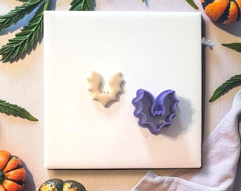 Bat Clay Cutter – Halloween Polymer Clay Cutters for Jewelry Making, Spooky Bat Craft Tools
