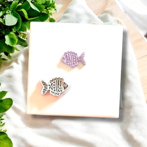 Whimsical Fish Clay Cutter: Beachy Polymer Clay Jewelry