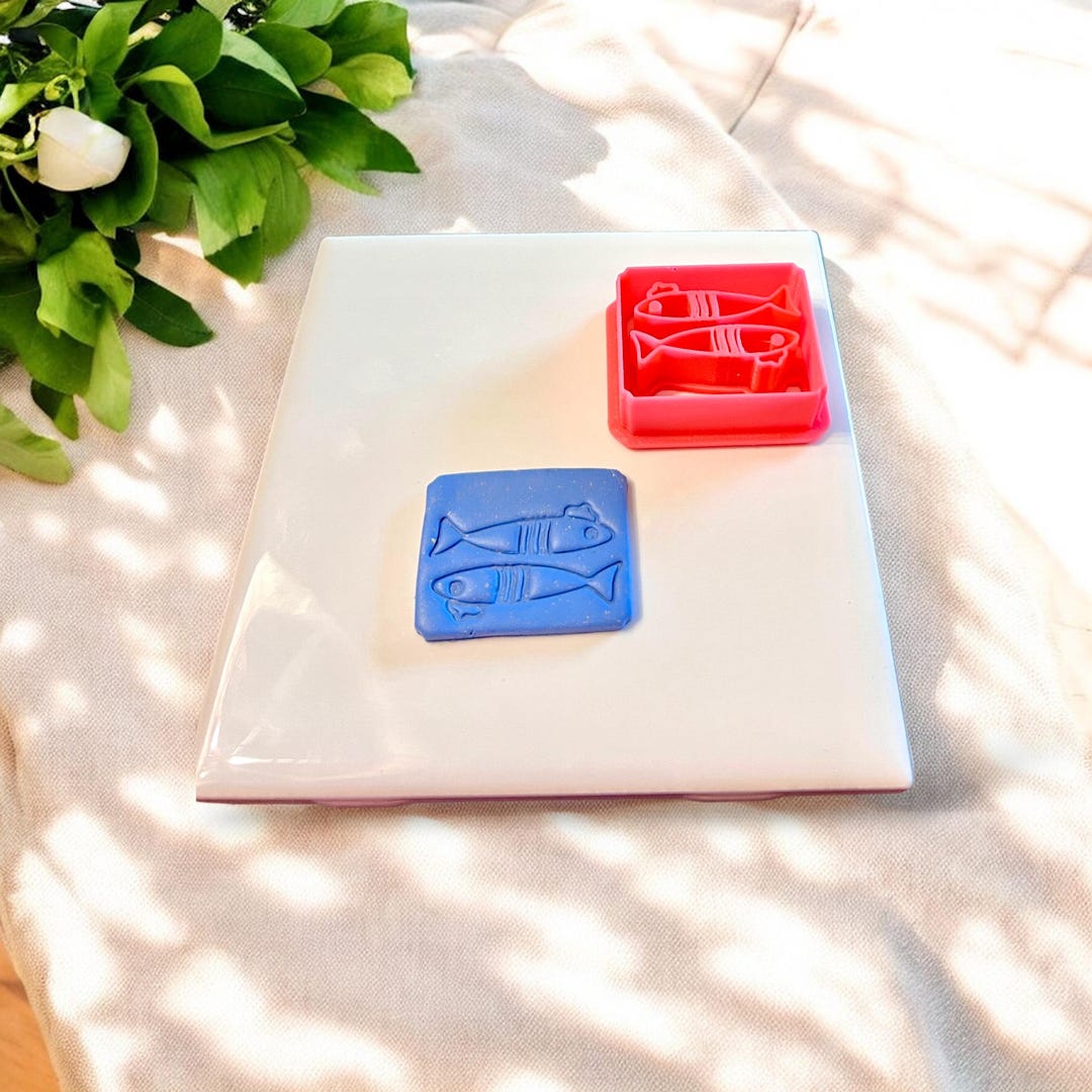 Ooh La La Sardine Clay Cutter With Parisian Fish Design, Cute French ...