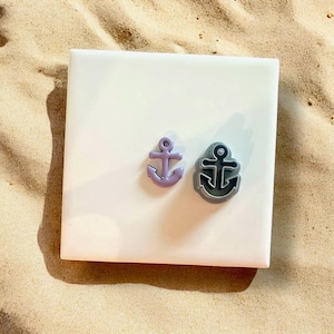 Anchor Polymer Clay Cutter for Nautical Jewelry Making | Coastal Beach Themed Clay Tool | Ideal for Earrings, Keychains & Charms
