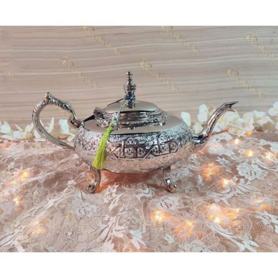 Traditional Moroccan Teapot 100 Royal Copper Etsy