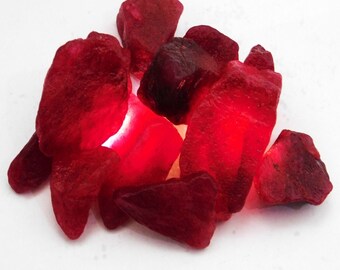 Big Sale !! Huge Natural Red Ruby 222 Ct - 2000 Carat Rough Lot Burma Rough Lot Dyed Huge Lot | Wholesale Price Free Shipping