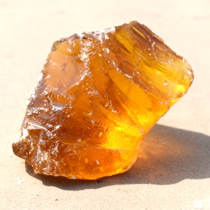 Piedra preciosa de ámbar amarillo natural en bruto, certificada, de 200 a 555 quilates. Piedra preciosa transparente y limpia para joyería. Entrega gratuita con regalo.