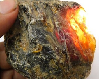400-500 Ct Certified Black Amber Rough Stone Natural Raw Amber Crystal, Healing Stones & Crystals, For Jewelry Making, Free Delivery
