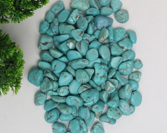 Top Quality 1000 Ct Arizona Blue Turquoise Raw Beads Natural