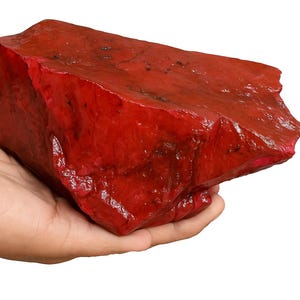 7500 Ct Natural Rough Ruby | Certified Untreated Large Red