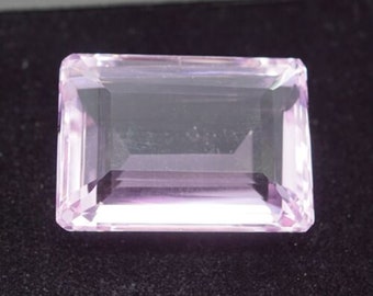 Topacio rosa de 50 a 80 quilates (forma esmeralda), ideal para joyería, piedra preciosa suelta, envío gratuito a todo el mundo. Topacio natural, topacio azul, topacio rosa.