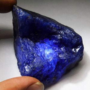 Uncut Raw Tanzanite 100-1000 Ct Blue Tanzanite Raw Rough Natural Uncut Healing Earth Mined Tanzanite Loose Gemstone Raw Stone Free Shipping