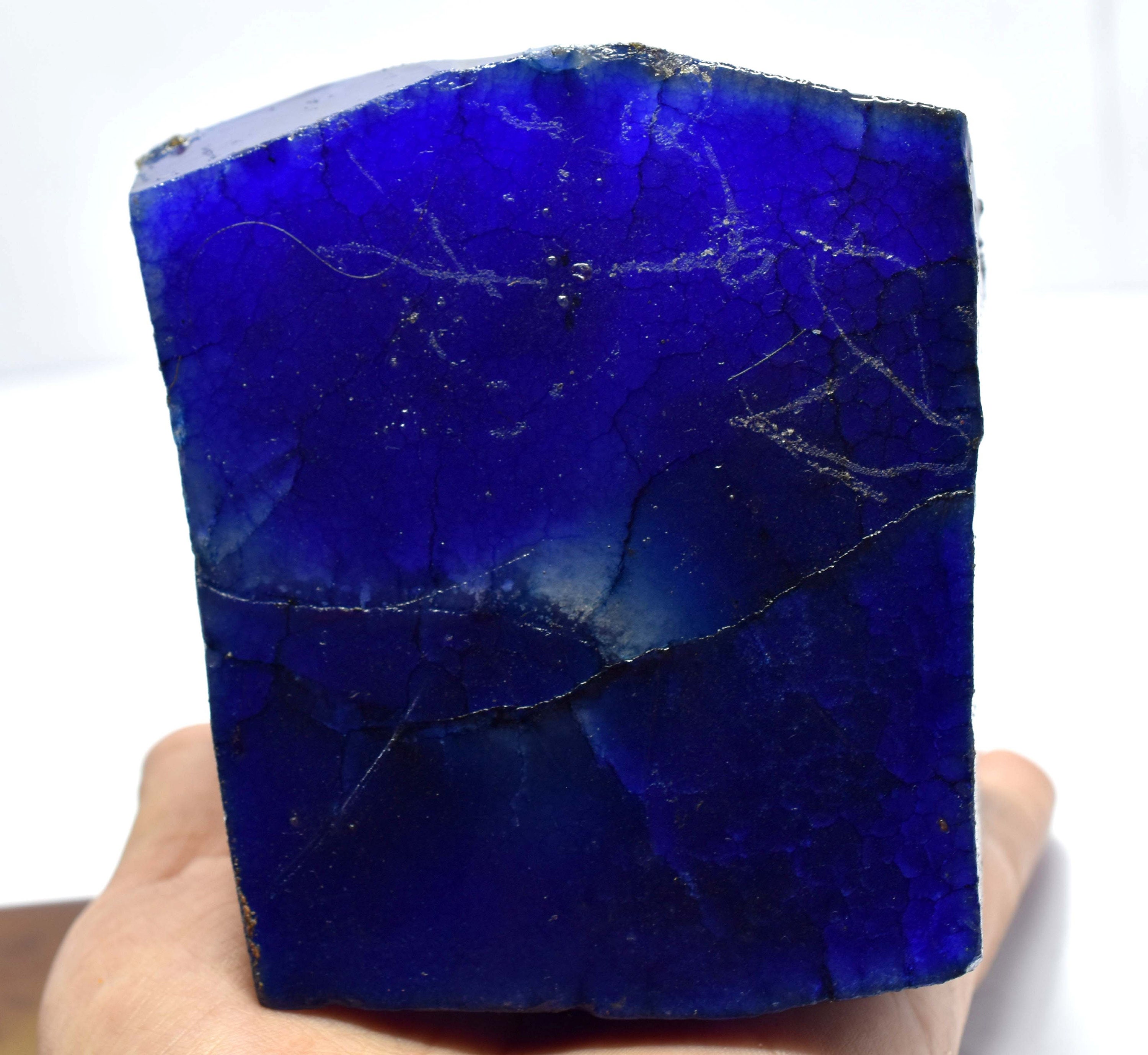 画材 Sapphire Genuine Coarse Certified 2222 Ct Natural Blue Sapphire Rough AAA Quality Earth