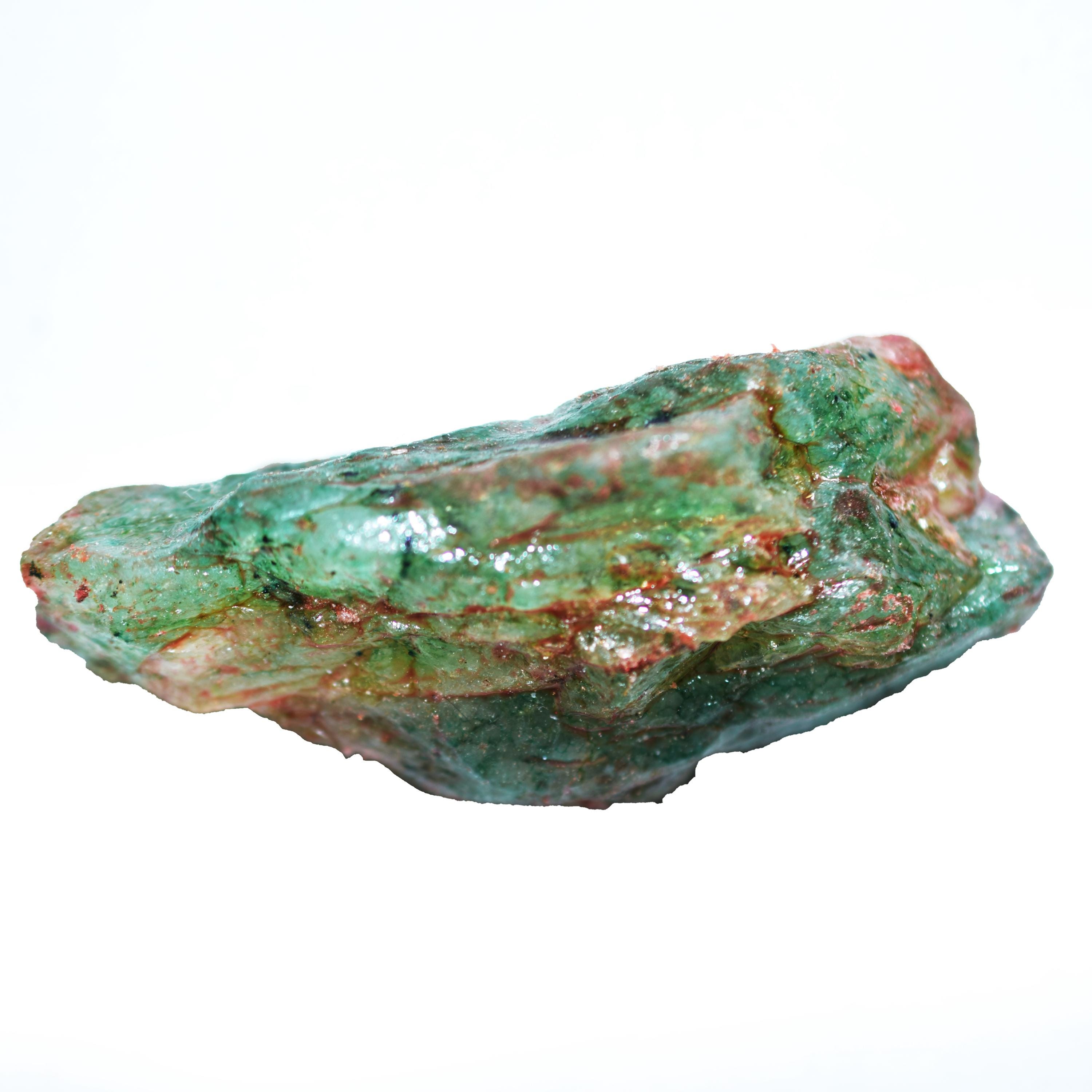 Pierre précieuse naturelle d'émeraude de Zambie 1,50 ct - coupe