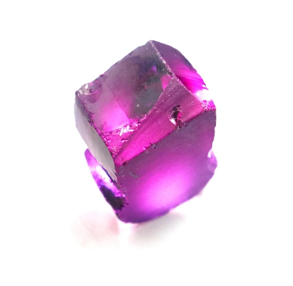 Certified 235Ct Natural Purple Sapphire Rough AAA Quality Earth Mined Sapphire Crystal Large Uncut Raw Gemstone Jewelry Making Healing Stone