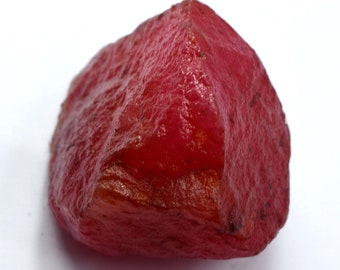Certified One Time Sale Ruby Rough Natural 362.52 Ct Natural Uncut Earth Mined 84mmx70mm African Pigeon Blood Red Ruby Big Rough Gemstone