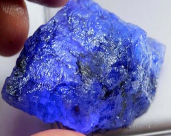 Saphir Naturel Brut (uncut) De 1750 Carats - Certifié EGL - Couleur Bleu, Origine Afrique - Pierre Précieuse Rare