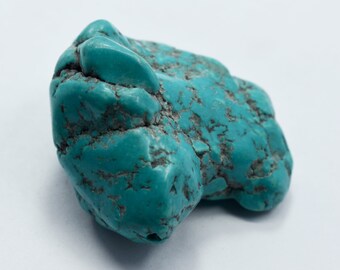 50 Ct Premium Raw Arizona Blue Turquoise Rough - Uncut Natural