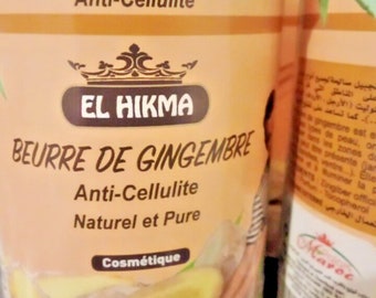 Beurre de gingembre anti cellulite